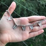 Diamond Butterfly Choker Necklace Women Shining Gift photo review