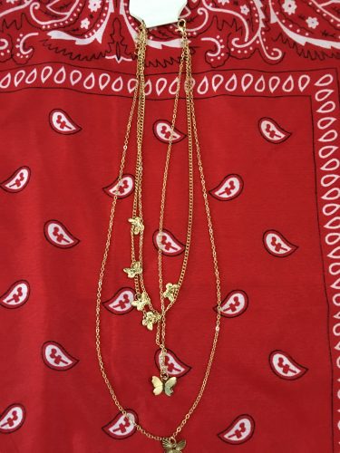 Diamond Butterfly Choker Necklace Women Shining Gift photo review