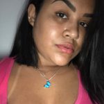 Blue Butterfly Necklace For Memorial Your Loved photo review