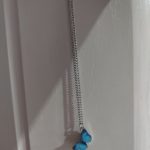 Blue Butterfly Necklace For Memorial Your Loved photo review