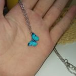 Blue Butterfly Necklace photo review