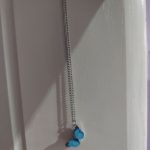 Blue Butterfly Necklace For Memorial Your Loved photo review