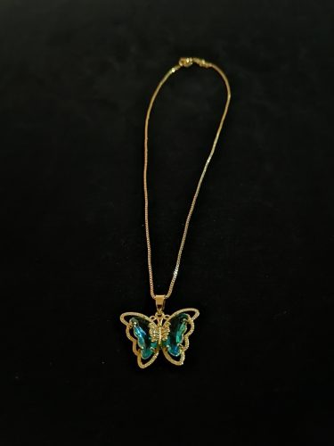 Crystal Zircon  Butterfly Pendant photo review