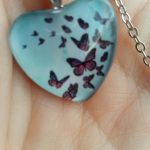 Butterfly Heart Necklace: Natural Zircon Fashion Accessories photo review