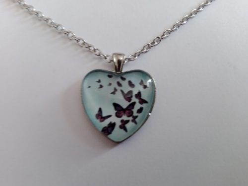 Butterfly Heart Necklace: Natural Zircon Fashion Accessories photo review