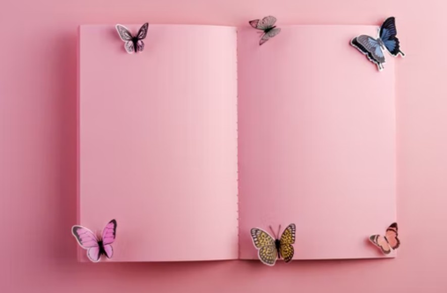 Is there pink butterflies