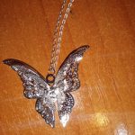 Lovely Women White Butterfly Necklace photo review