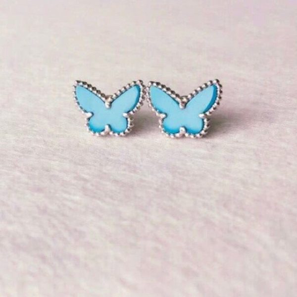 Turquoise Butterfly Ear studs