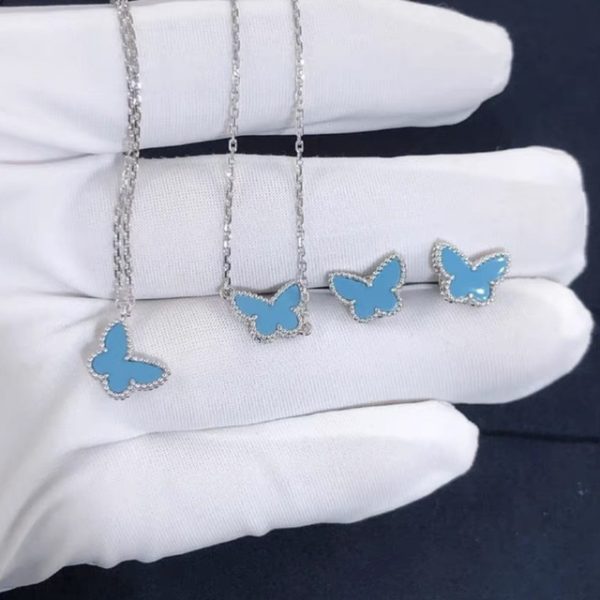 Turquoise Butterfly jewelry sets