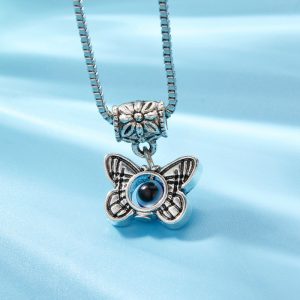Evil Eye Butterfly Necklace