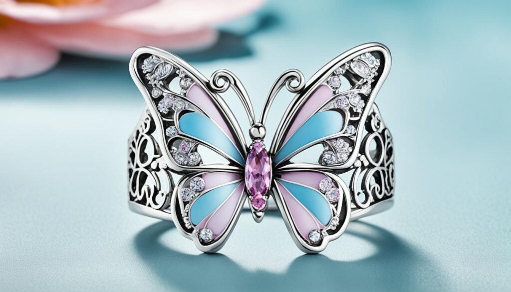 delicate butterfly design